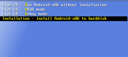 install grub on usb android x86